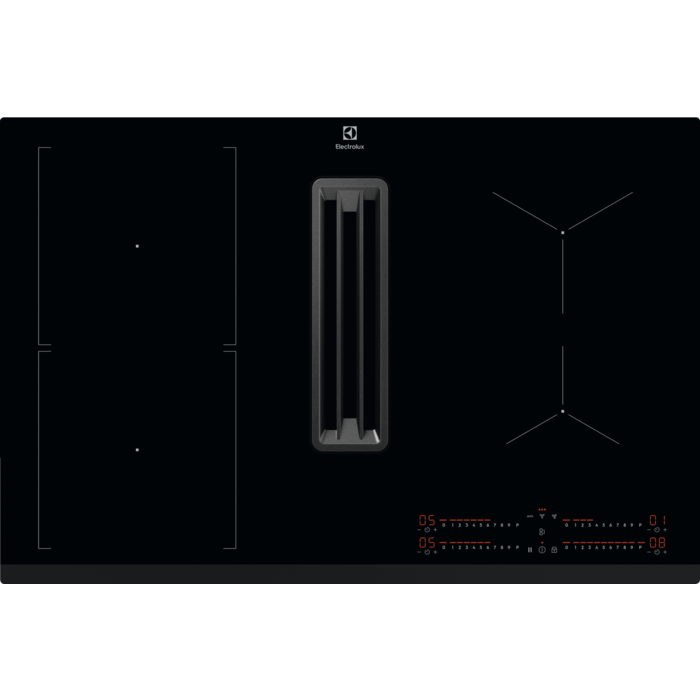 Electrolux 600 Bridge with eXtractor ploča sa aspiratorom 80 cm